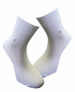 Мужские белые медицинские носки с ослабленной резинкой  A.VEASA